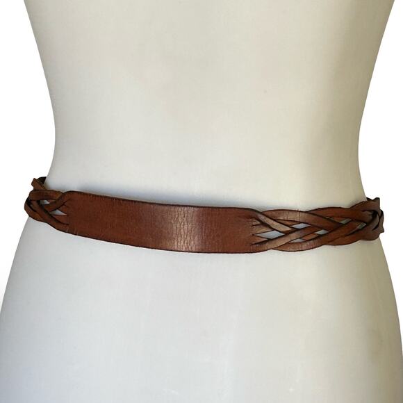 VTG 70s Handcrafted Moroccan Leather Belt main image 5